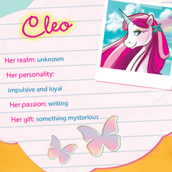 Size: 934x934 | Tagged: safe, derpibooru import, alicorn, pony, barely pony related, bio, cleo (melowy), clothes, cropped, female, mare, melowy