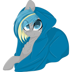 Size: 2048x2048 | Tagged: safe, artist:cinnamontee, oc, oc only, oc:wild seeker, pony, blanket, chest fluff, cute, high res, male, prone, simple background, smiling, solo, stallion, transparent background