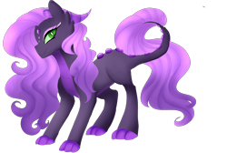 Size: 4462x3000 | Tagged: safe, artist:kittii-kat, oc, oc only, oc:shattered gem, dracony, hybrid, absurd resolution, female, high res, interspecies offspring, offspring, parent:princess luna, parent:spike, parents:spiluna, simple background, solo, transparent background