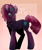 Size: 4075x4905 | Tagged: safe, artist:fluffideer, artist:tempwilzze, derpibooru import, tempest shadow, pony, unicorn, my little pony: the movie, absurd resolution, armor, broken horn, eye scar, female, heart, looking at you, magic, mare, scar, smiling, solo, sparking horn