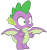 Size: 2581x2747 | Tagged: safe, artist:sketchmcreations, derpibooru import, spike, dragon, molt down, male, simple background, solo, spread wings, surprised, transparent background, vector, winged spike, wings