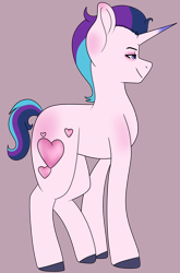 Size: 2208x3344 | Tagged: safe, artist:midnight-drip, oc, oc only, oc:skya, pony, unicorn, high res, male, offspring, parent:princess cadance, parent:shining armor, parents:shiningcadance, simple background, solo, stallion