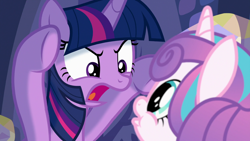 Size: 1920x1080 | Tagged: safe, screencap, princess flurry heart, twilight sparkle, twilight sparkle (alicorn), alicorn, pony, a flurry of emotions, twilight's castle