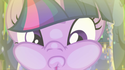 Size: 1920x1080 | Tagged: safe, screencap, twilight sparkle, twilight sparkle (alicorn), alicorn, pony, a flurry of emotions, faic, force field, solo, twilight's castle