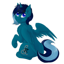 Size: 2500x2500 | Tagged: safe, artist:dollpone, derpibooru import, oc, oc:dashy, alicorn, pony, high res, male, simple background, sitting, solo, stallion, transparent background