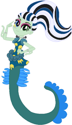 Size: 338x583 | Tagged: safe, artist:pupkinbases, artist:user15432, derpibooru import, eel, ghoul, equestria girls, barely eqg related, base used, bolts, clothes, crossover, equestria girls style, equestria girls-ified, fins, fishified, fishy, frankenstein, frankie stein, mattel, monster, monster high, tail