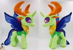 Size: 4224x2928 | Tagged: safe, artist:epicrainbowcrafts, derpibooru import, thorax, changedling, changeling, irl, king thorax, photo, plushie, solo