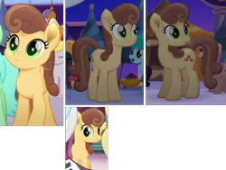 Size: 535x405 | Tagged: safe, derpibooru import, screencap, earth pony, pony, my little pony: the movie, background pony, chocolate apple, compilation, cropped, cute, female, mare, solo focus