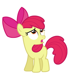 Size: 5947x6302 | Tagged: safe, artist:estories, apple bloom, pony, absurd resolution, looking up, simple background, solo, transparent background, vector