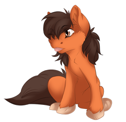 Size: 828x803 | Tagged: safe, artist:requiem♥, derpibooru import, oc, oc only, cheek fluff, ear fluff, simple background, solo, tongue out, transparent background