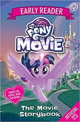 Size: 325x499 | Tagged: safe, twilight sparkle, twilight sparkle (alicorn), alicorn, pony, my little pony: the movie, amazon.com, book, canterlot, early reader, my little pony logo, official movie tie in, solo, united kingdom, watch the movie read the book