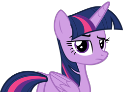 Size: 7375x5510 | Tagged: safe, artist:keronianniroro, twilight sparkle, twilight sparkle (alicorn), alicorn, pony, flutter brutter, absurd resolution, female, lidded eyes, looking at you, mare, plot, reaction image, simple background, solo, transparent background, vector