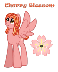Size: 782x978 | Tagged: safe, artist:andy-hazards, derpibooru import, oc, oc only, oc:cherry blossom, pegasus, pony, base used, female, freckles, mare, offspring, parent:big macintosh, parent:fluttershy, parents:fluttermac, simple background, solo, spread wings, transparent background, wings