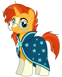 Size: 2600x3200 | Tagged: safe, artist:cheezedoodle96, derpibooru import, sunburst, pony, unicorn, .svg available, looking at you, male, simple background, smiling, solo, stallion, svg, transparent background, vector