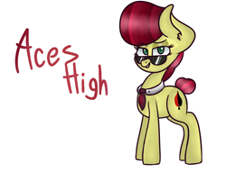 Size: 1300x1000 | Tagged: safe, artist:claudearts, derpibooru import, oc, oc:aces high, pony, eyeshadow, female, makeup, mare, necktie, solo, sunglasses