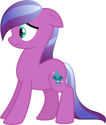 Size: 3956x4638 | Tagged: safe, artist:curvesandlines, derpibooru import, elbow grease, paradise (crystal pony), crystal pony, pony, absurd resolution, background pony, female, floppy ears, mare, simple background, solo, transparent background, vector