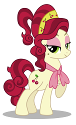 Size: 1700x2800 | Tagged: safe, artist:dragonchaser123, cherry jubilee, pony, simple background, solo, white background