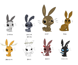 Size: 3000x2500 | Tagged: safe, artist:dragonchaser123, oc, oc only, angel, changeling, demon, rabbit, animal, hare, jackalope, simple background, transparent background