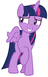 Size: 3846x6202 | Tagged: safe, artist:andoanimalia, derpibooru import, twilight sparkle, twilight sparkle (alicorn), alicorn, pony, friendship university, female, raised hoof, simple background, solo, transparent background, vector