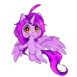 Size: 2500x2500 | Tagged: dead source, safe, artist:miokomata, derpibooru import, oc, oc:dazzling talents, alicorn, alicorn oc, explicit source, female, simple background, solo, transparent background