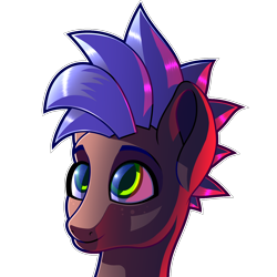 Size: 4000x4000 | Tagged: safe, artist:cherry pop, derpibooru import, oc, oc only, oc:autello, absurd resolution, bust, male, portrait, profile picture, simple background, solo, stallion, subsurface scattering, transparent background