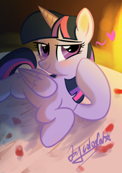 Size: 2894x4093 | Tagged: safe, artist:colorfulcolor233, derpibooru import, twilight sparkle, twilight sparkle (alicorn), alicorn, blushing, looking at you, solo