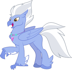 Size: 11285x10933 | Tagged: safe, artist:digimonlover101, derpibooru import, sky beak, classical hippogriff, hippogriff, surf and/or turf, absurd resolution, male, open mouth, simple background, solo, transparent background, vector