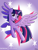 Size: 1000x1333 | Tagged: safe, artist:thealjavis, derpibooru import, twilight sparkle, twilight sparkle (alicorn), alicorn, pony, cutie mark, female, mare, solo