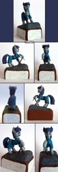 Size: 896x2634 | Tagged: safe, artist:ubrosis, derpibooru import, maud pie, clothes, craft, female, mare, pickaxe, sculpture