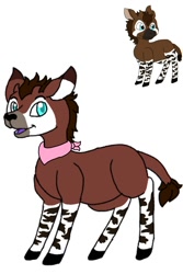 Size: 720x1078 | Tagged: safe, artist:spiritumiracle, derpibooru import, oc, oc only, okapi