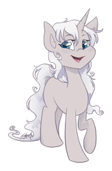 Size: 925x1413 | Tagged: safe, artist:midnightpremiere, derpibooru import, oc, oc only, oc:heaven swirl, pony, unicorn, female, mare, simple background, smiling, solo, transparent background