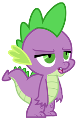 Size: 3162x5000 | Tagged: safe, artist:estories, spike, dragon, absurd resolution, high res, simple background, solo, transparent background, unamused, vector