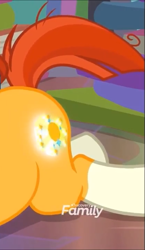 Size: 419x720 | Tagged: safe, derpibooru import, screencap, sunburst, pony, the parent map, booty call, cropped, cutie mark, discovery family logo, glowing cutie mark, male, solo, stallion