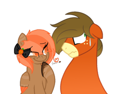 Size: 1024x795 | Tagged: safe, artist:crystalponyart7669, artist:the-crazy-canadian, derpibooru import, oc, oc only, oc:amber, oc:pumpkin spice, earth pony, pegasus, pony, base used, female, male, mare, simple background, stallion, transparent background