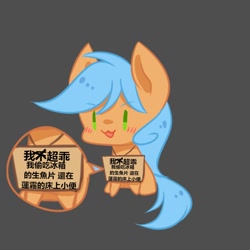 Size: 2000x2000 | Tagged: safe, oc, oc only, oc:文毛, pony, chinese