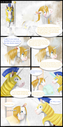 Size: 3904x7856 | Tagged: safe, artist:shadeila, derpibooru import, prince blueblood, pony, comic:i always get what i want, comic, royal guard, shower