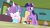 Size: 1280x720 | Tagged: safe, derpibooru import, screencap, princess flurry heart, spike, twilight sparkle, twilight sparkle (alicorn), alicorn, dragon, a flurry of emotions, angry, baby carriage, betrayal, betrayed, clock, cross-eyed, diaper, hypocrisy, scared, scolding, sin of pride
