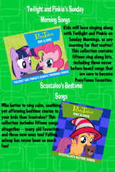 Size: 400x600 | Tagged: safe, artist:ianpony98, derpibooru import, advertising, cd, veggietales