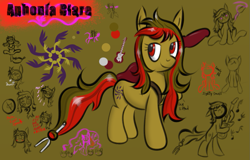 Size: 1031x659 | Tagged: safe, artist:mintlynx, derpibooru exclusive, derpibooru import, oc, oc only, earth pony, pony, cutie mark, facial expressions, female, guitar, mare, music notes, musical instrument, mute, reference sheet, solo, tuning fork