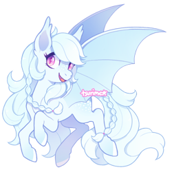 Size: 500x500 | Tagged: safe, artist:tsurime, derpibooru import, oc, oc only, bat pony, simple background, solo, transparent background