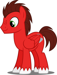 Size: 3808x5000 | Tagged: safe, artist:dashiesparkle, oc, oc only, oc:retrotech, pegasus, pony, 2017 community collab, absurd resolution, cutie mark, derpibooru community collaboration, male, simple background, solo, stallion, transparent background, unshorn fetlocks, vector