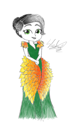 Size: 720x1280 | Tagged: safe, gloriosa daisy, equestria girls, legend of everfree, clothes, dress, sketch, solo