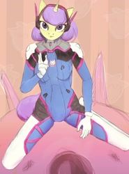 Size: 1737x2345 | Tagged: dead source, safe, artist:php53, derpibooru import, oc, anthro, clothes, commission, cosplay, costume, d.va, female, overwatch, ych result