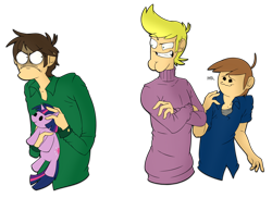 Size: 4032x2928 | Tagged: safe, artist:polisbil, derpibooru import, twilight sparkle, eddsworld, eduardo, jon, mark, plushie, simple background, transparent background