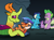 Size: 2048x1535 | Tagged: safe, artist:kindheart525, artist:peep-dis, derpibooru import, princess ember, spike, thorax, twilight sparkle, twilight sparkle (alicorn), oc, oc:pupa phosphorus, alicorn, changedling, changeling, dragon, hybrid, collaboration, digital art, dragonling, father and child, father and daughter, female, interspecies offspring, kindverse, king thorax, male, next generation, offspring, papa thorax, parent and child, parent:princess ember, parent:thorax, parents:embrax, spembrax, story in the source, story included