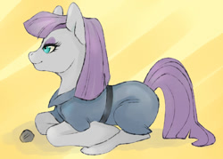 Size: 957x685 | Tagged: safe, artist:spacecase, maud pie, pony, colored, simple background, solo