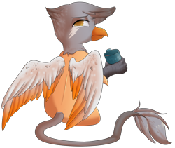 Size: 1024x863 | Tagged: safe, artist:rue-willings, oc, oc only, griffon, simple background, solo, transparent background