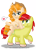 Size: 2825x3895 | Tagged: safe, artist:aleximusprime, derpibooru import, bright mac, pear butter, earth pony, pony, the perfect pear, accessory swap, applejack's parents, brightbutter, cowboy hat, female, hat, heart, male, pictogram, raised hoof, shipping, simple background, stetson, straight, transparent background, unshorn fetlocks