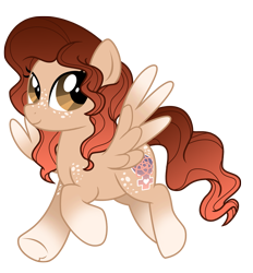 Size: 2043x2200 | Tagged: safe, artist:lostinthetrees, oc, oc only, oc:euphony breeze, pegasus, pony, female, flying, high res, mare, simple background, solo, transparent background