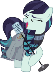 Size: 3648x4918 | Tagged: safe, artist:jhayarr23, coloratura, earth pony, pony, absurd resolution, base used, clothes, dress, female, mare, microphone, open mouth, rara, simple background, singing, smiling, solo, transparent background, vector